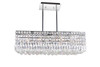 CWI LIGHTING 8030P26C-RC 8 Light Down Chandelier with Chrome finish