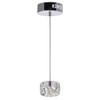 CWI LIGHTING 5636P4-1-601 LED Mini Pendant with Chrome Finish