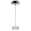 CWI LIGHTING 5626P6-1-601 LED Mini Pendant with Chrome Finish