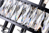 CWI LIGHTING 9957P42-12-101 12 Light  Chandelier with Black finish