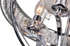CWI LIGHTING 9957P16-4-601 4 Light  Chandelier with Chrome finish