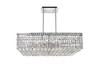 CWI LIGHTING 8030P30C-RC 10 Light Down Chandelier with Chrome finish