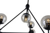 CWI LIGHTING 9614P39-10-101 10 Light  Chandelier with Black finish