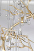 CWI LIGHTING 1094P26-12-620 12 Light Chandelier with Gold Leaf Finish