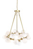 CWI LIGHTING 1020P26-25-602 25 Light  Chandelier with Satin Gold finish