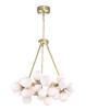 CWI LIGHTING 1020P26-25-602 25 Light  Chandelier with Satin Gold finish