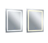 CWI LIGHTING 1232W32-40-A Rectangle Matte White LED 32 in. Mirror From our Abril Collection