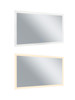 CWI LIGHTING 1233W58-36 Rectangle Matte White LED 58 in. Mirror From our Abigail Collection