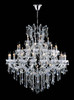 CWI LIGHTING 8318P50C-41 (Clear)-B 41 Light Up Chandelier with Chrome finish