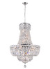 CWI LIGHTING 8003P22C 13 Light Down Chandelier with Chrome finish