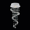 CWI LIGHTING 6603C10C 1 Light  Flush Mount with Chrome finish