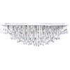 CWI LIGHTING 5034C24C-S 13 Light  Flush Mount with Chrome finish