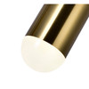 CWI LIGHTING 1225P16-6-625 LED Pendant with Brass Finish