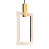 CWI LIGHTING 1214P24-9-236-A LED Pendant with White Oak Finish