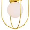 CWI LIGHTING 1209P7-2-169 2 Light Pendant with Medallion Gold Finish