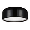 CWI LIGHTING 9688C14-2-171 2 Light Drum Shade Flush Mount with Black finish