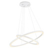 CWI LIGHTING 7112P24-103 LED  Chandelier with White finish
