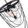 CWI LIGHTING 9962P17-5-101 5 Light  Chandelier with Black finish