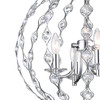 CWI LIGHTING 9970P19-4-601 4 Light  Chandelier with Chrome finish