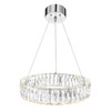 CWI LIGHTING 5704P20-1-601 LED  Chandelier with Chrome finish