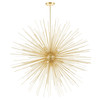 CWI LIGHTING 1034P40-14-620 14 Light Chandelier with Gold Leaf Finish