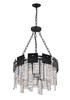 CWI LIGHTING 1099P16-6-613 6 Light Down Chandelier with Polished Nickel Finish