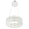 CWI LIGHTING 1044P20-601-R-2C LED Chandelier with Chrome Finish