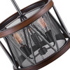 CWI LIGHTING 9954P16-3-101 3 Light Drum Shade Chandelier with Pewter finish