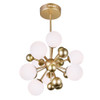 CWI LIGHTING 1125P16-8-268 8 Light Chandelier with Sun Gold Finish