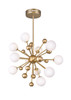 CWI LIGHTING 1125P24-11-268 11 Light Chandelier with Sun Gold Finish