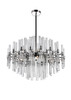 CWI LIGHTING 1137P26-10-613 10 Light Chandelier with Polished Nickel Finish