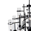 CWI LIGHTING 9827P30-12-101-A 12 Light Up Chandelier with Black finish