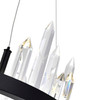 CWI LIGHTING 1043P42-3-101 LED Chandelier with Black Finish