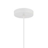 CWI LIGHTING 9666P10-1-142 1 Light Down Pendant with Matte White & Gold finish