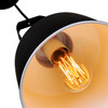 CWI LIGHTING 9845P10-101 1 Light Down Pendant with Black finish