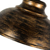 CWI LIGHTING 9612P15-1-128 1 Light Down Pendant with Antique Copper finish