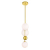 CWI LIGHTING 1212P16-4-169 4 Light Pendant with Medallion Gold Finish