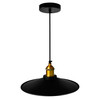 CWI LIGHTING 9605P13-1-101 1 Light Down Mini Pendant with Black finish