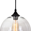 CWI LIGHTING 5553P10-Clear 1 Light Down Mini Pendant with Transparent finish