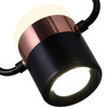 CWI LIGHTING 1147P6-1-101 LED Down Mini Pendant with Black Finish
