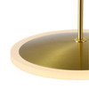 CWI LIGHTING 1204P8-1-625-A LED Mini Pendant with Brass Finish