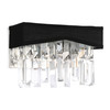 CWI LIGHTING 5674W10C-B 2 Light Wall Sconce with Chrome finish