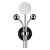 CWI LIGHTING 1125W8-1-613 1 Light Wall Light with Polished Nickel Finish