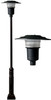 DABMAR LIGHTING GM6550-B Large Post Fixture Incandescent 120 Volts, Black