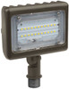 DABMAR LIGHTING DF-LED5715 SLIM FLOOD LIGHT W/ KNUCKLE 15W LED COB 120-277V, Bronze