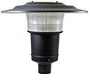 DABMAR LIGHTING GM655-LED20-B LARGE POST TOP FIXTURE 20W LED 120V-277V, Black