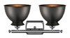 INNOVATIONS LIGHTING 516-2W-PC-M14-BK Adirondack 2 Light Bath Vanity Light part of the Ballston Collection