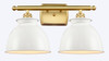 INNOVATIONS LIGHTING 516-2W-SG-M14-W Adirondack 2 Light Bath Vanity Light part of the Ballston Collection