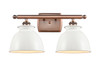 INNOVATIONS LIGHTING 516-2W-AC-M14-W Adirondack 2 Light Bath Vanity Light part of the Ballston Collection
