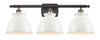 INNOVATIONS LIGHTING 516-3W-BAB-M14-W Adirondack 3 Light Bath Vanity Light part of the Ballston Collection